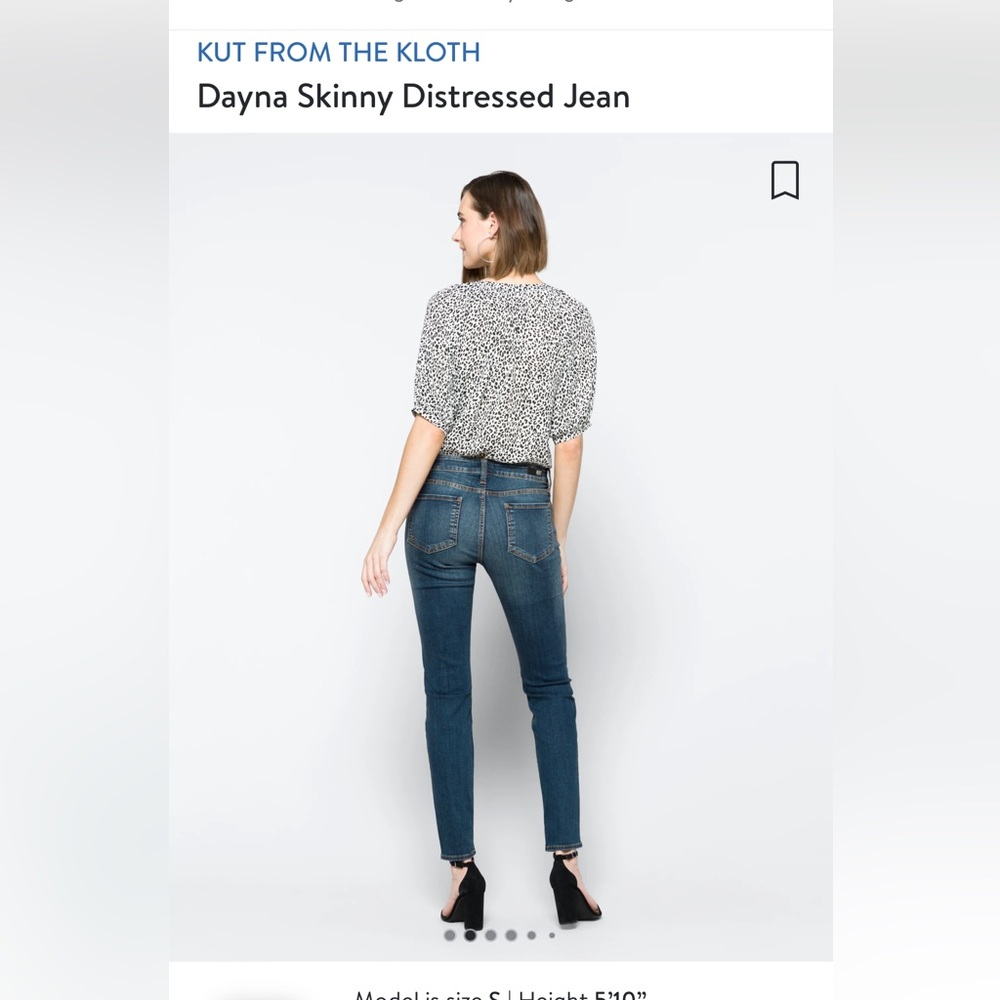 Kut from the Kloth Dayna Skinny Jean from stitch fix - 8 in Indigo